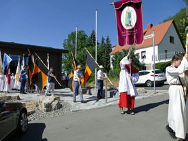 Festgottesdienst zum 1.000 Todestag des Heiligen Heimerads auf dem Hasunger Berg (Foto: Karl-Franz Thiede)